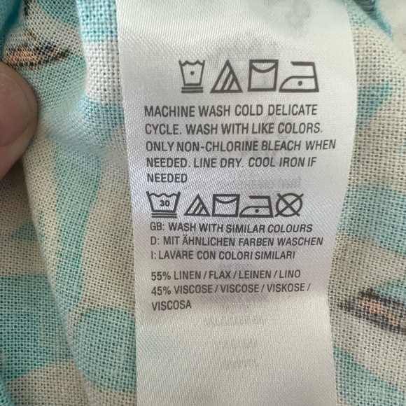 New! Naturals by Denim & Company Tropical Print Sleeveless Dress in size XLP - Picture 5 of 6